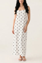 Load image into Gallery viewer, Black &amp; White Polka Dot Dress
