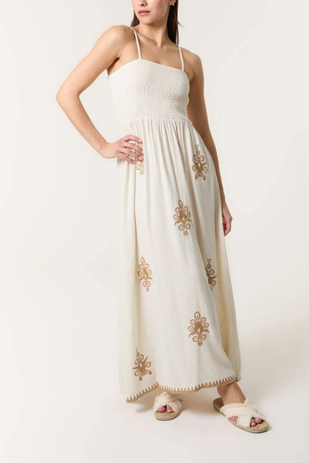Linen Maxi Dress