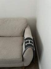 Load image into Gallery viewer, Designer Inspired Grey Scarf/Throw
