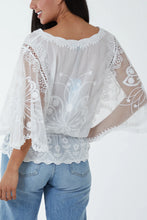 Load image into Gallery viewer, Ivory Butterfly Top
