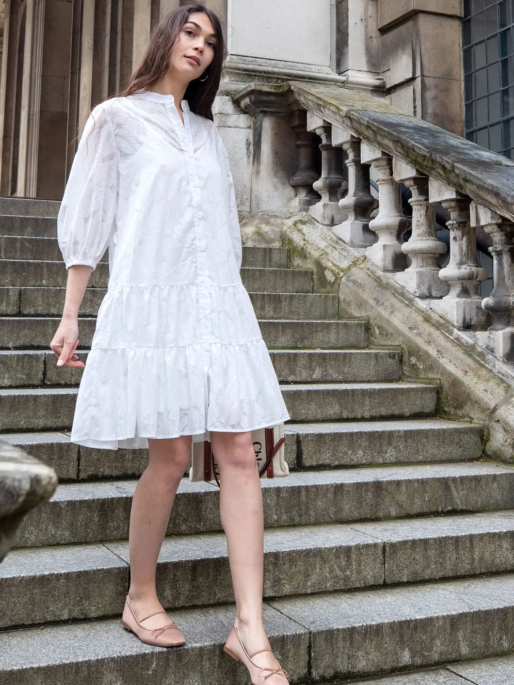 Leaf Detail Dress