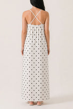 Load image into Gallery viewer, Black &amp; White Polka Dot Dress
