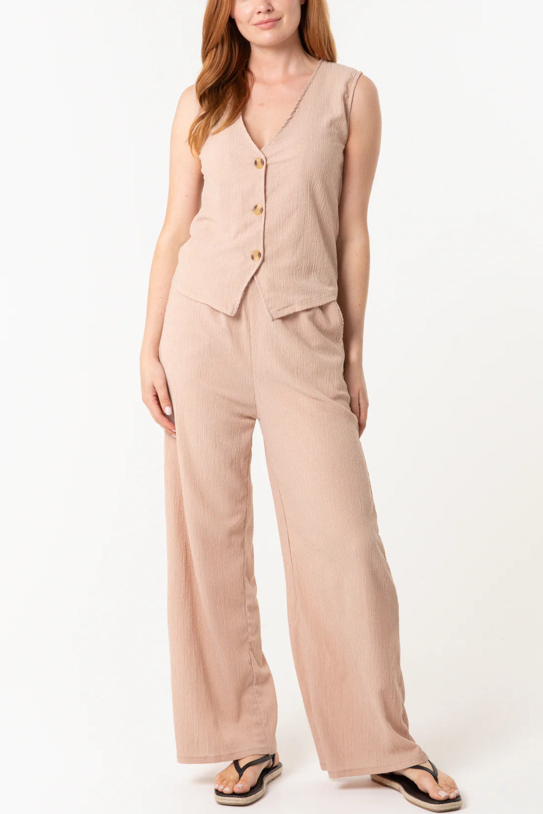 Camel Waistcoat & Trousers