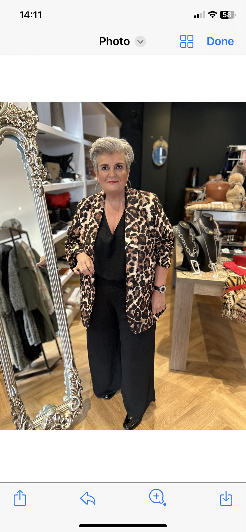 Leopard Blazer