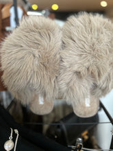 Load image into Gallery viewer, Cappuccino Faux Fur Slippers
